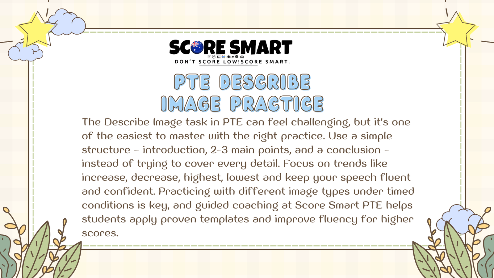 PTE Describe Image Practice: Tips for Better Scores