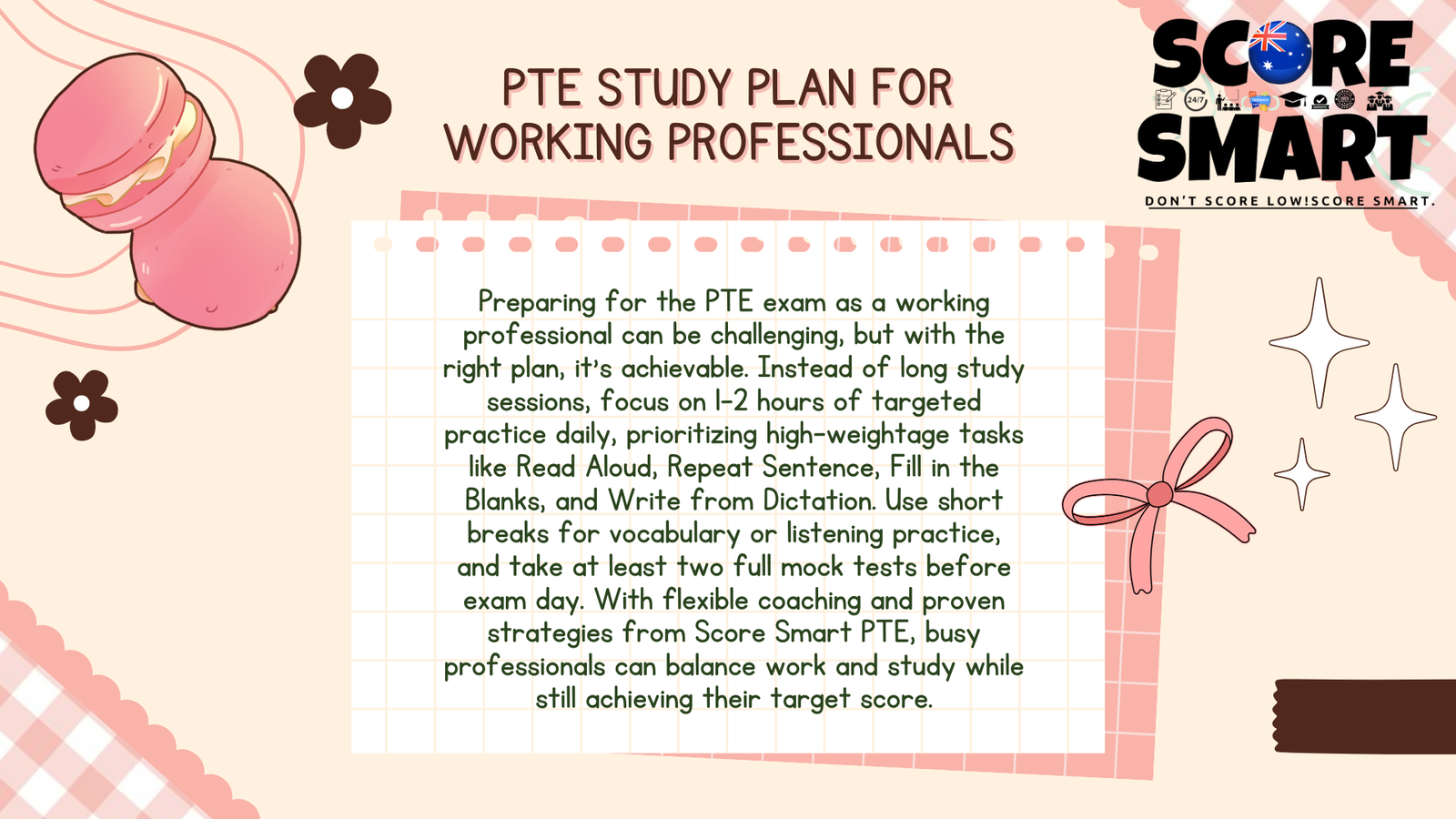PTE Study Plan for Working Professionals: Balance Work and Preparation