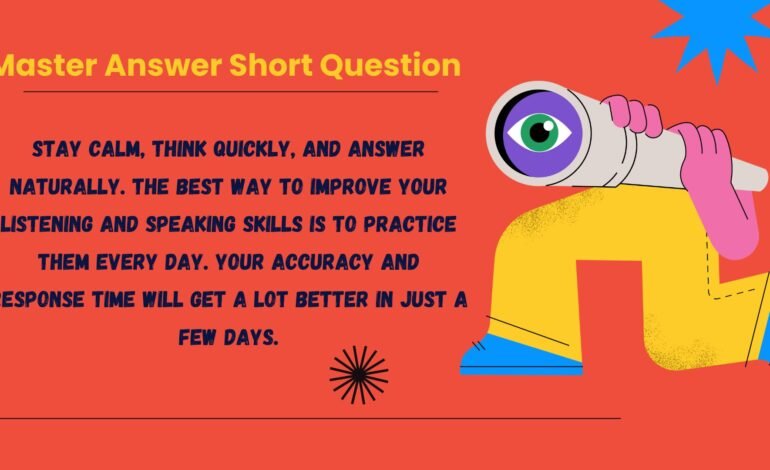 Answer Short Question